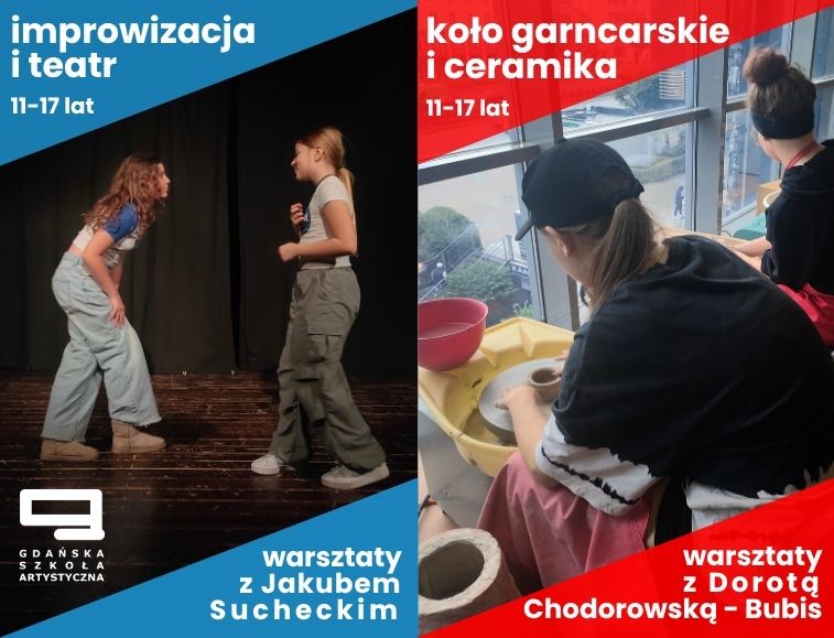 warsztaty 11-17 lat wakacje GSA